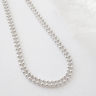 Double Ball Chain Necklace - Final Sale