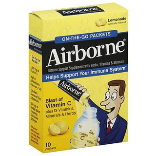 Airborne On The Go! Lemonade 10 Packets