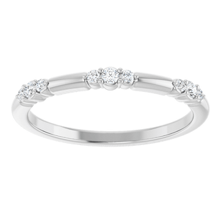 Élise 14K Gold Diamond Stackable Ring – 1/8 CTW