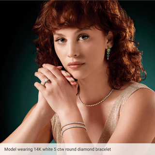 Étoile 14K Gold Flexible Diamond Bangle – 1 CTW