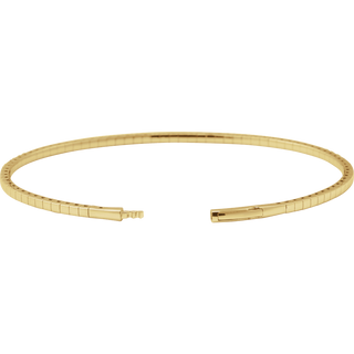 Étoile 14K Gold Flexible Diamond Bangle – 1 CTW