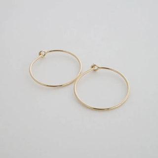 Everyday Hoops, 14k Gold