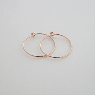 Everyday Hoops, 14k Gold