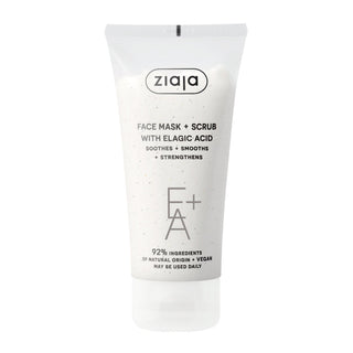 Face Mask and Scrub with Elagic Acid