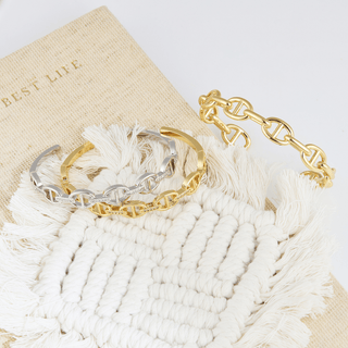 Algarve Gold Cuff Bangle