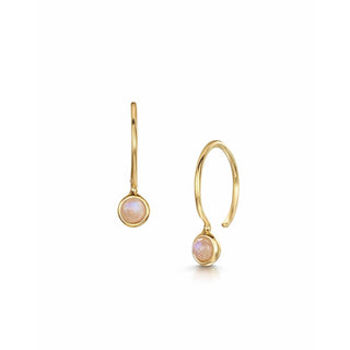 Rainbow Moonstone Petite Earrings