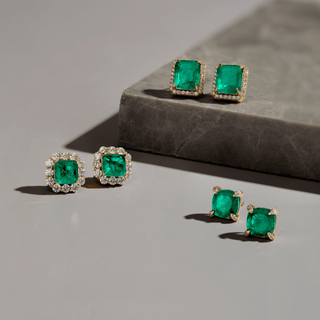 Envy- Emerald Princess Earrings