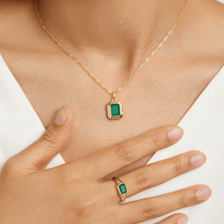 Envy- Baguette Emerald Ring