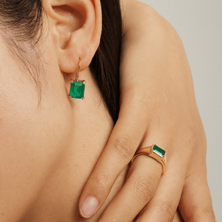 Envy- Endless Emerald Earrings