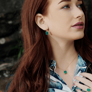 Envy- Endless Emerald Earrings
