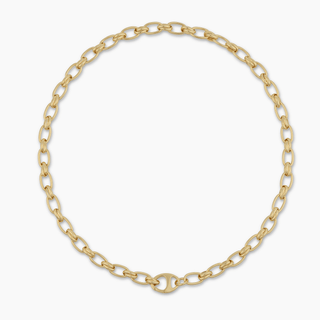 Golden Hour- Criss Cross Oval Link Chain