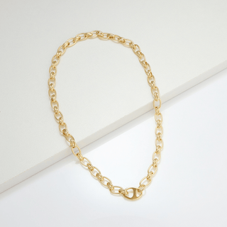 Golden Hour- Criss Cross Oval Link Chain