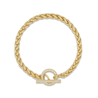 Golden Hour- Wheat Link Bracelet