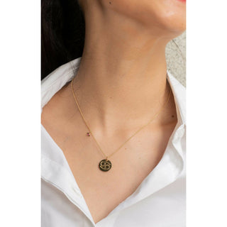 Cancer Double-Sided Zodiac & Constellation Necklace