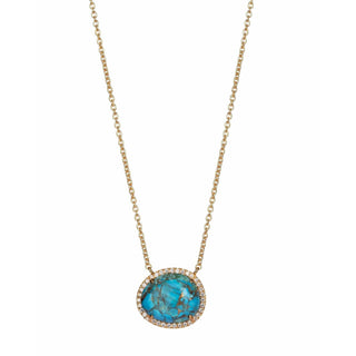 Copper Turquoise Island Necklace