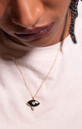 Divine Eye- Dew Drop Lucky Eye Necklace