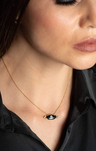 Divine Eye- Double Bubble Lucky Eye Necklace