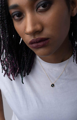 Divine Eye- Floating Bubble Lucky Eye Necklace