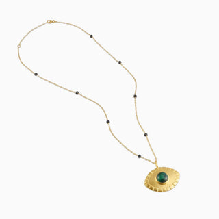 Divine Eye Malachite Necklace (Large)