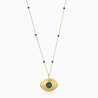 Divine Eye Malachite Necklace (Large)