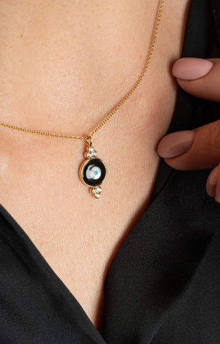 Divine Eye- Round Bubble Lucky Eye Necklace