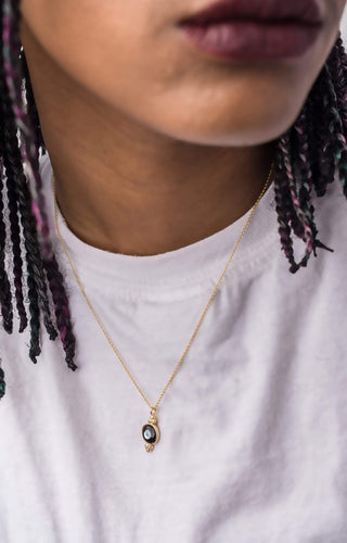 Divine Eye- Round Bubble Lucky Eye Necklace