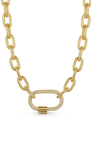 Fervor Links- Gold Carabiner