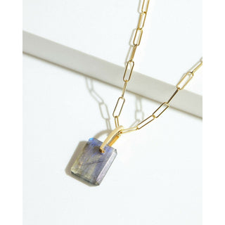 Labradorite Slab Necklace