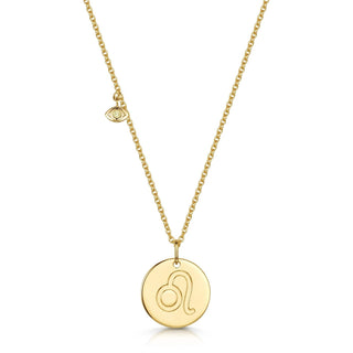 Leo Double-Sided Zodiac & Constellation Necklace