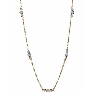 Malaika Rainbow Moonstone Bubbles Necklace