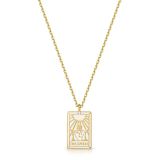 Tarot Card- The Lovers Reversible Necklace