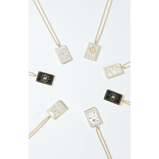 Tarot Card- The Moon Reversible Necklace