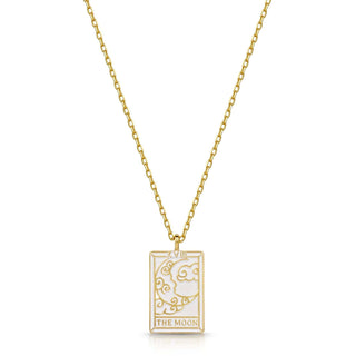 Tarot Card- The Moon Reversible Necklace
