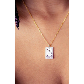 Tarot Card- The Star Reversible Necklace