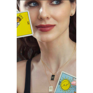 Tarot Card- The Sun Reversible Necklace