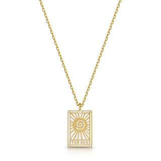 Tarot Card- The Sun Reversible Necklace