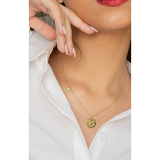 Taurus Double-Sided Zodiac & Constellation Necklace