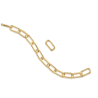 Paper Clip Necklace and Bracelet Set