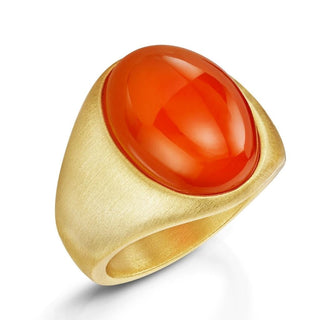 Classic Oval Carnelian Ring