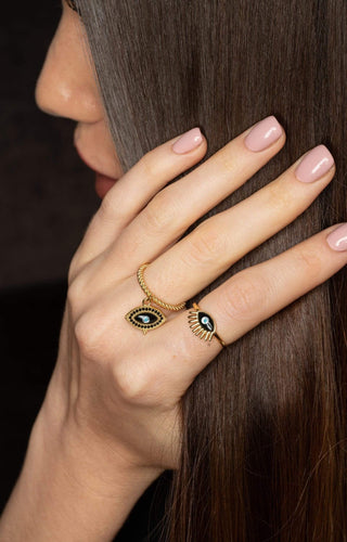Divine Eye- Lash Lucky Eye Ring