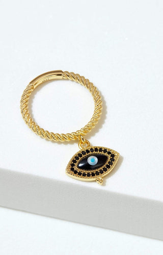 Divine Eye- Vintage Lucky Eye Charm Ring