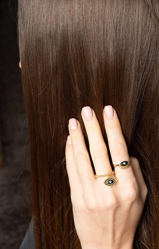 Divine Eye- Vintage Lucky Eye Charm Ring