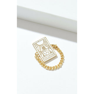 Tarot Card- The Lovers Reversible Ring