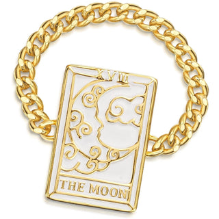 Tarot Card- The Moon Reversible Ring