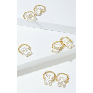 Tarot Card- Wheel of Fortune Reversible Ring