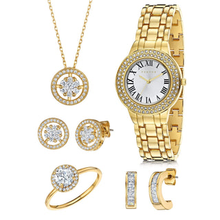 Gold Plated Elegante Watch Set
