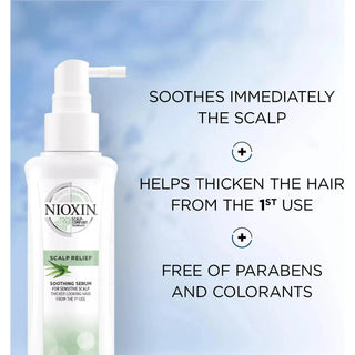 Nioxin Scalp Relief Soothing Serum for Sensitive Scalp 100ml/ 3.3oz
