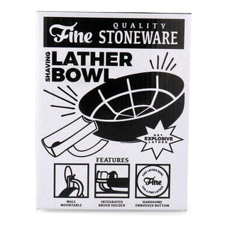 Fine Black and Gray Lather Bowl