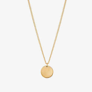 Initial Coin Necklace