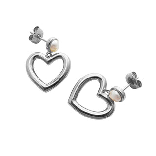 Hailey Heart Hoops - Final Sale